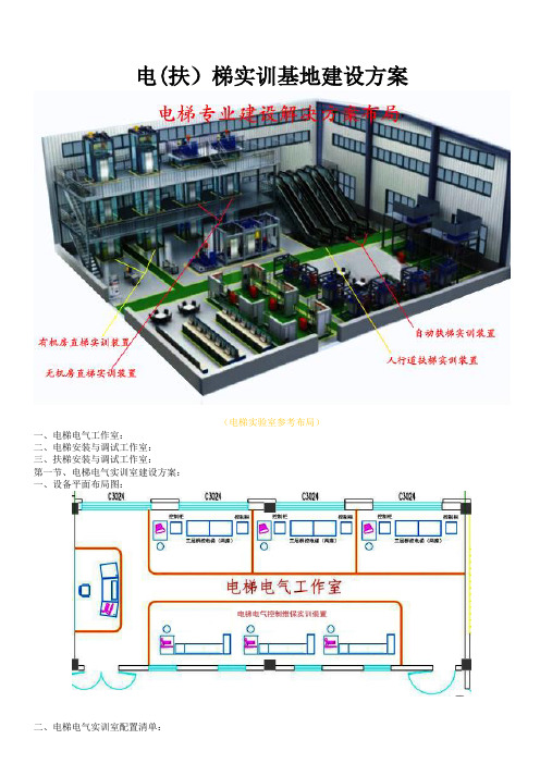 电(扶)梯实训基地建设方案