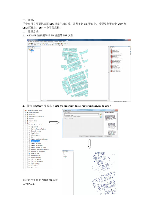 提取DEM高程值赋予SHP文件多边形Z值,生成带高度的3D模型