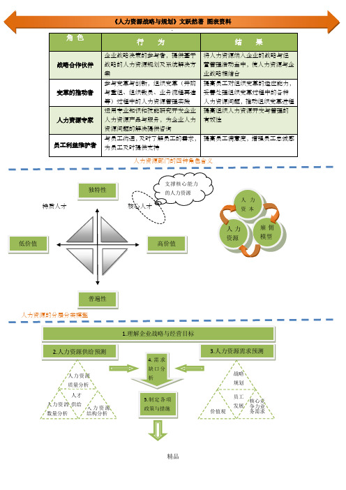 人力资源战略与规划图表资料