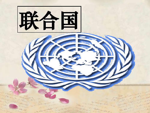 联合国PPT教学课件