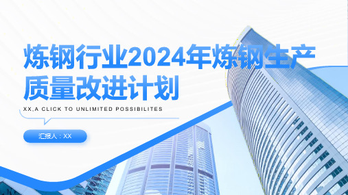 炼钢行业：2024年炼钢生产质量改进计划