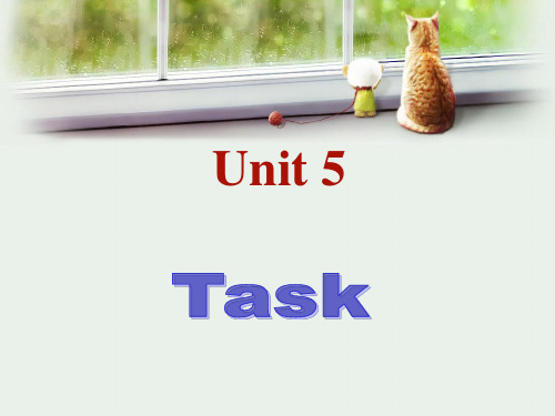 译林8上Unit5,Task