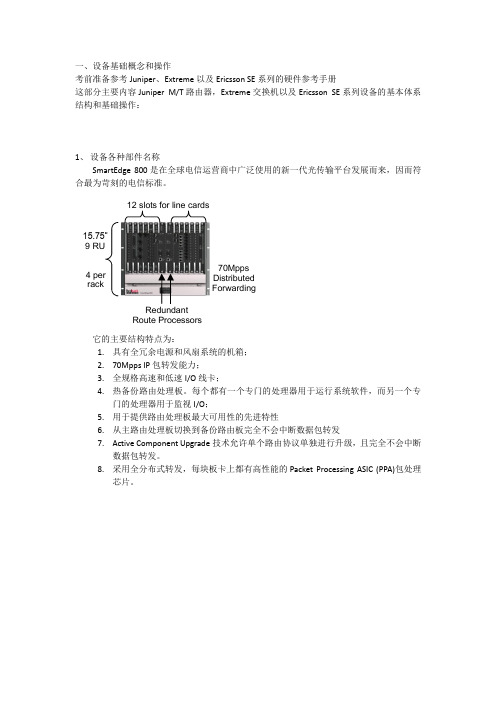 爱立信bas设备基础概念和操作