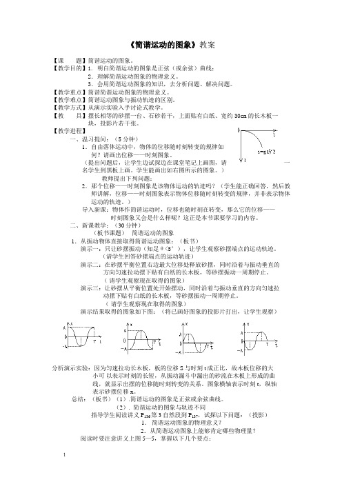 简谐运动教案13新人教版选修34