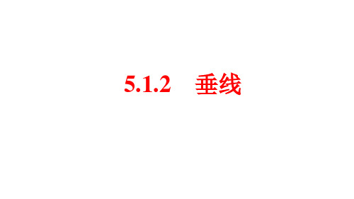 人教版七年级下册5.1.2垂线