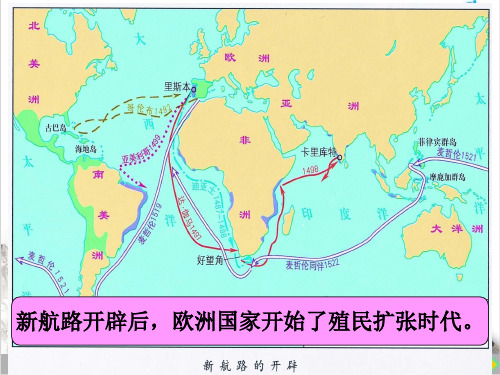 课件部编版九年级历史上册早期殖民掠夺课件PPT