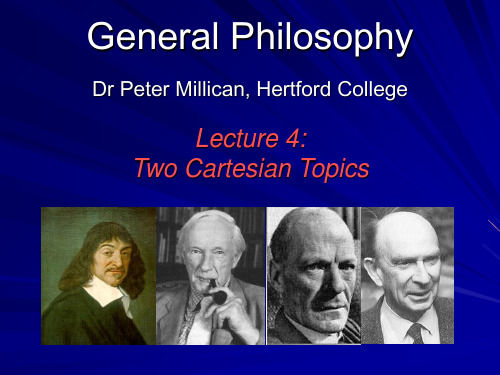 牛津大学哲学概论Peter-Millican-Genera-Philosophy-General-M