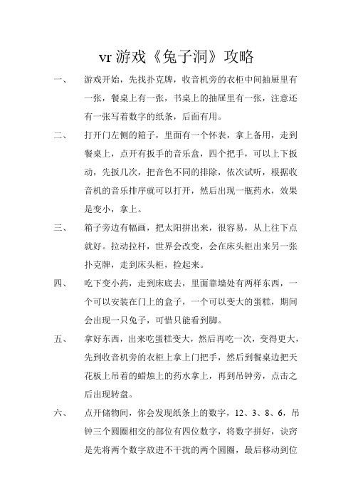 《兔子洞攻略》