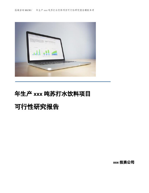 年生产xxx吨苏打水饮料项目可行性研究报告模板参考