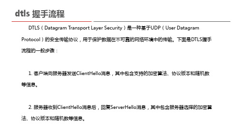 dtls 握手流程