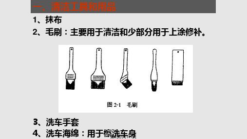 汽车美容工具设备及附件