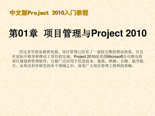 Microsoft-Project-2010教程