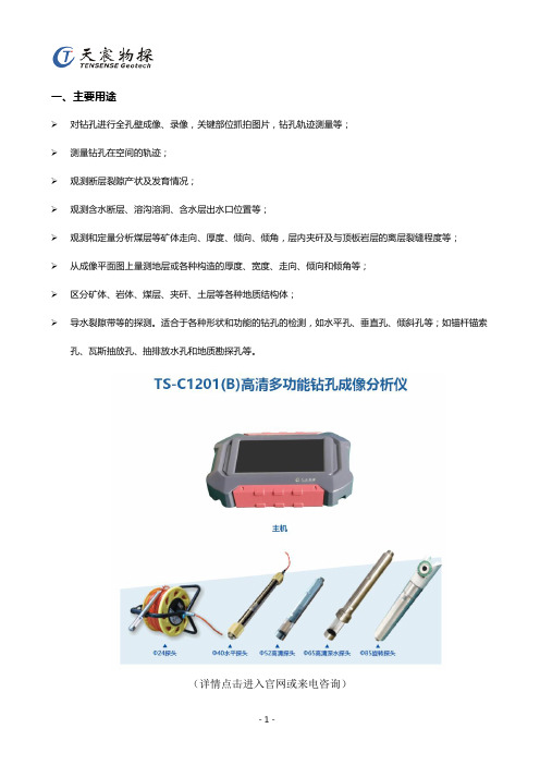 TS-C1201(B)高清多功能钻孔成像分析仪