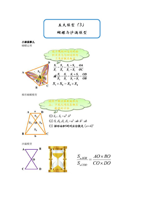 五大模型(3)蝴蝶与沙漏模型