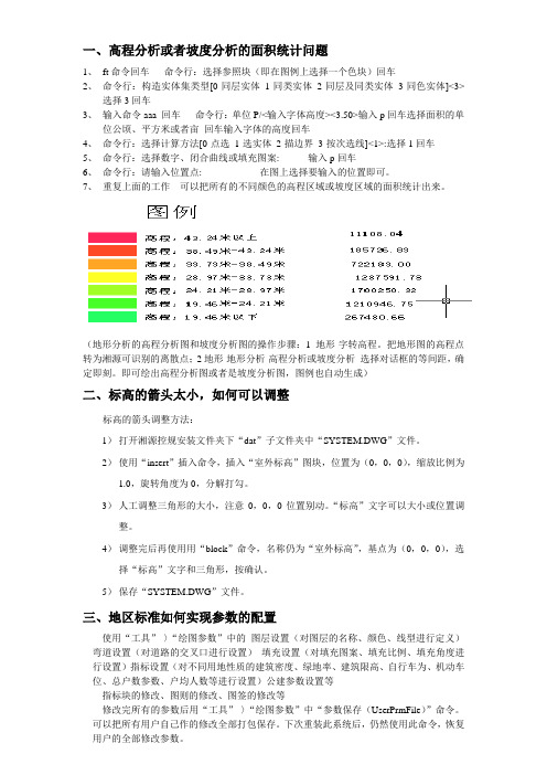 湘源控规使用技巧心得