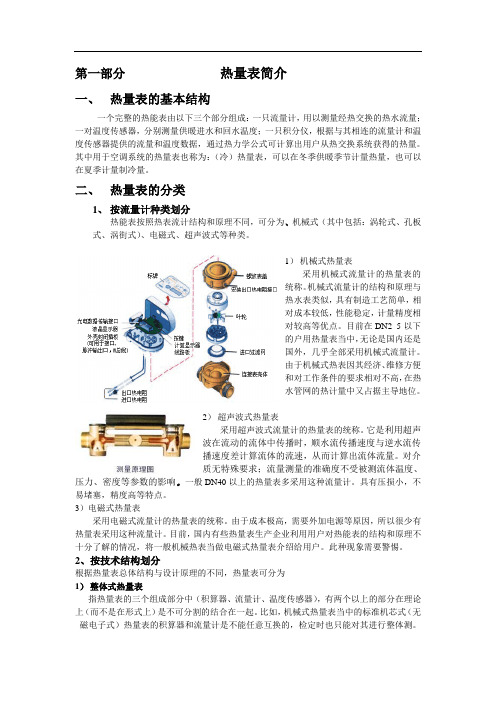 热计量表分类介绍