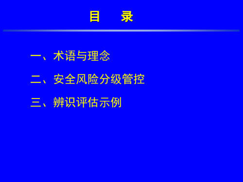 安全风险管控课件教学资料