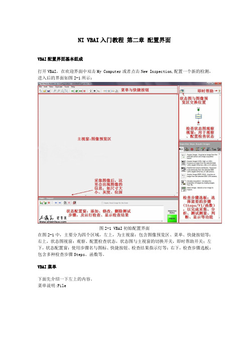 NI Vision Builder AI入门教程  第二章 配置界面