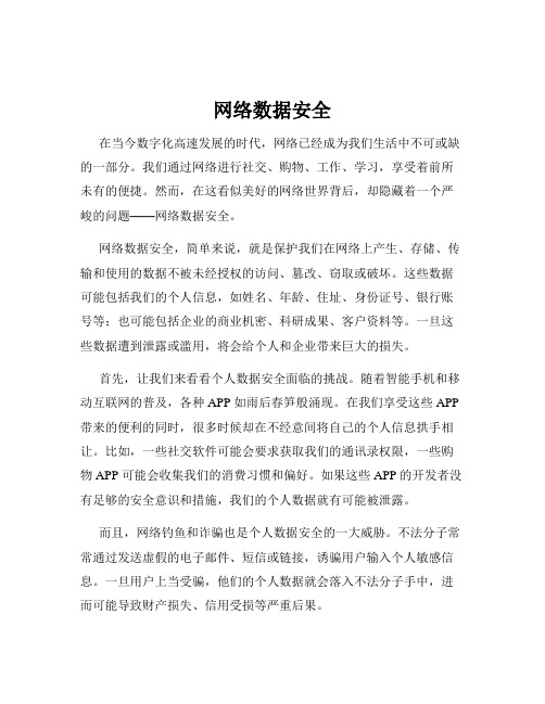 网络数据安全