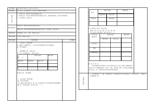 五年级上册语文第2单元精读引领课古诗三首导学案 吴志慧