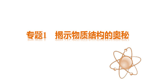 高中化学(课件)选修3 专题1 揭示物质结构的奥秘 课件(30张)