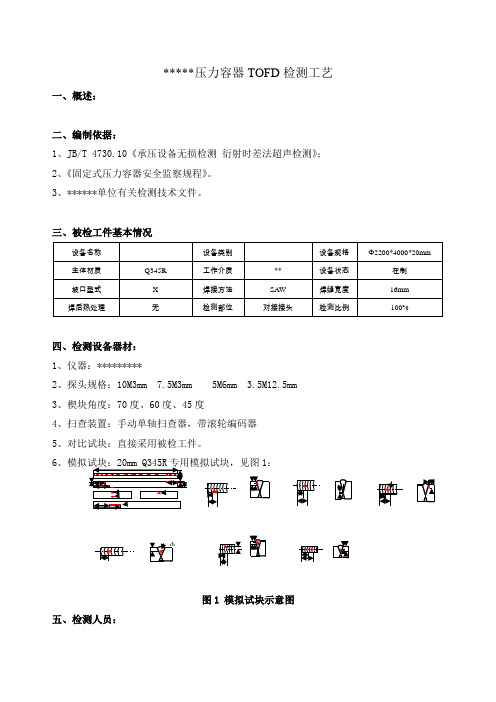 20mm厚工件TOFD检测工艺