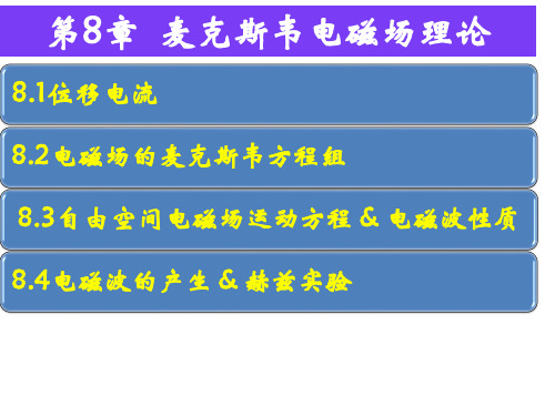 电磁学通论 第8章 麦克斯韦电磁场理论