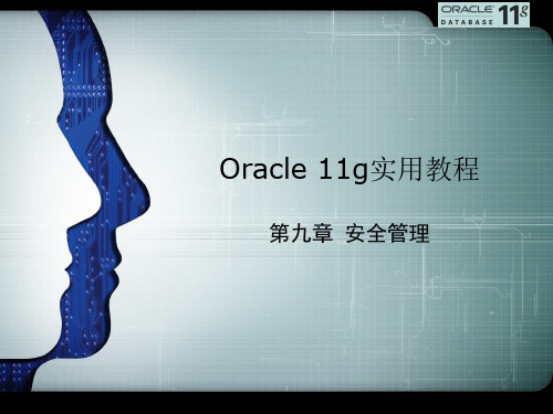 Oracle数据库开发实用教程第九章精品PPT课件