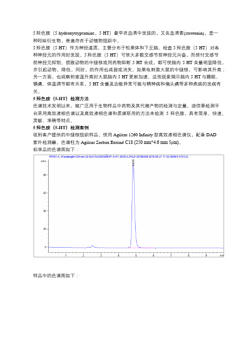 5羟色胺检测定量