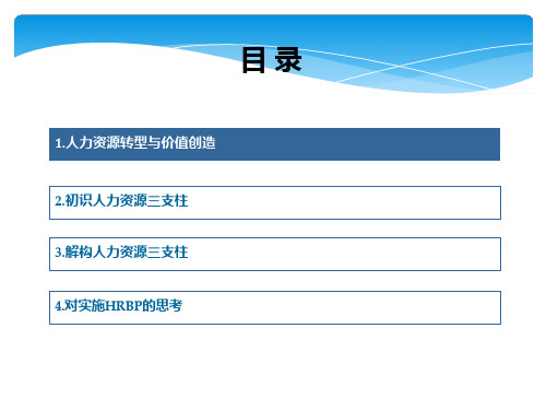 解构人力资源三支柱揭秘腾讯等名企管理