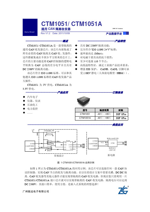 CTM1051技术手册