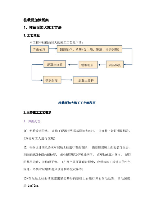 柱截面加大方案