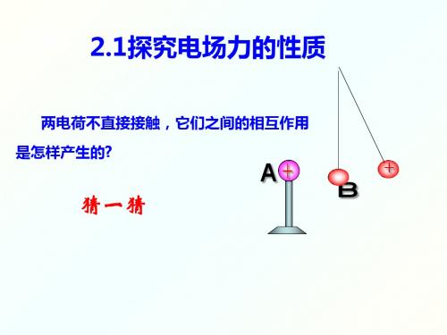 探究电场力的性质