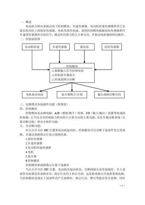 电动助力转向系统维修手册1