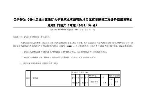 常建价 2016 94号