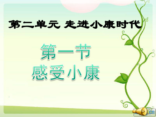 八下2.1 感受小康