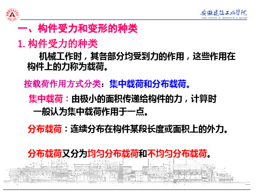 材料力学构件受力变形及其应力