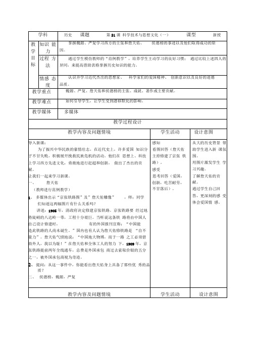 21课科学技术与思想文化