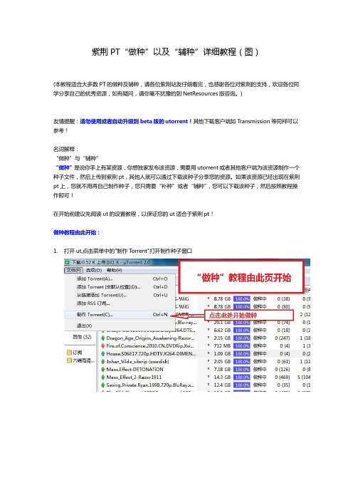 紫荆PT“做种”以及“辅种”详细教程