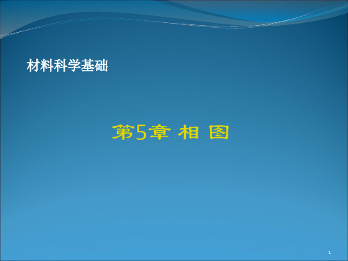 材料科学基础_第5章_相 图