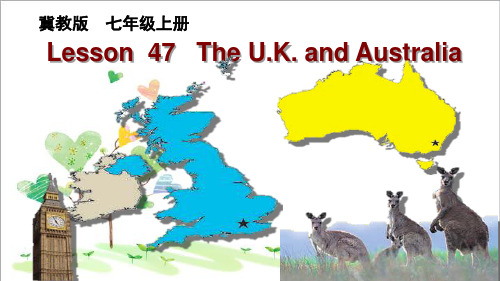 初中英语七年级上册《Lesson 47 The U.K. and Australia》 (3)