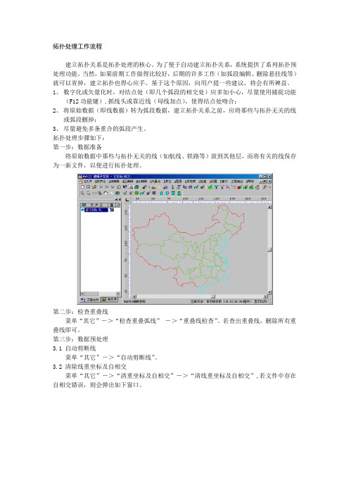 拓扑造区流程