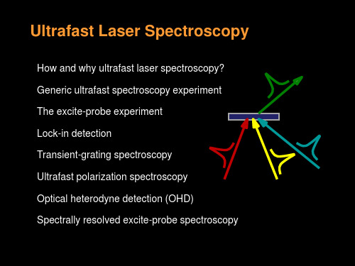 超快光学 第14章 超快光谱
