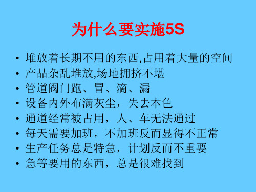 “5S”现场管理知识培训(3)