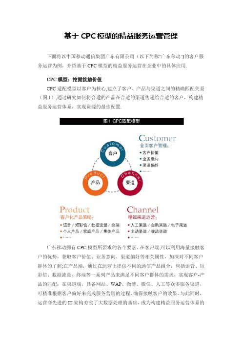 基于CPC模型的企业运营管理