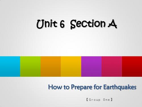 How to prepare for earthquake