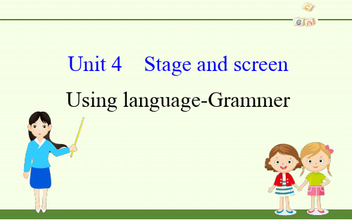 外研社英语高一必修2《Unit 4 Stage and screen》 课件