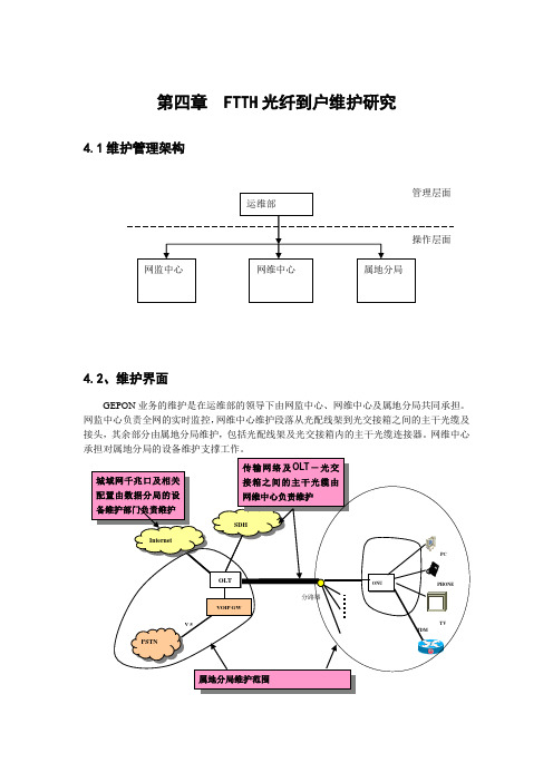 FTTH光纤到户运行维护指导意见(修改版)