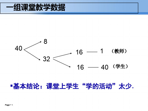 小学语文交流材料学为主：区域性语文有效课堂的重建精品PPT课件