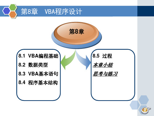 Access教学课件：第八章 VBA程序设计